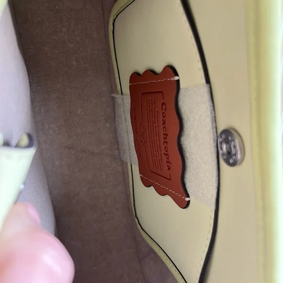 Ergo Bag In Coachtopia Leather With Lava Appliqué 💚 Brand New 💚🤍💚🤍💚🤍 - Picture 9 of 11